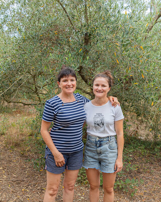 Raphaëlle et Camille du verger de Raphaëlle