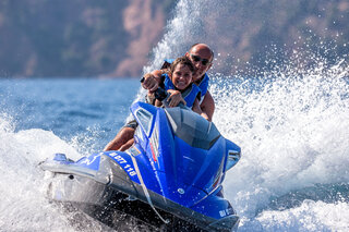 Jet ski en famille