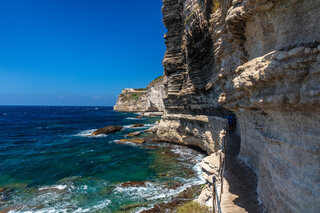 Bonifacio, les escaliers du roi d'Aragon