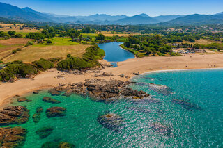 Golfe d'Ajaccio vu du ciel