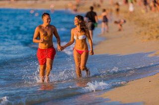 Couple sur la plage