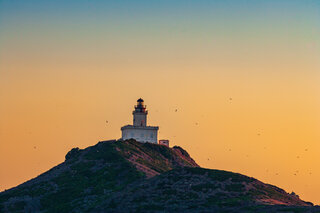 Coucher de soleil aux îles sanguinaires